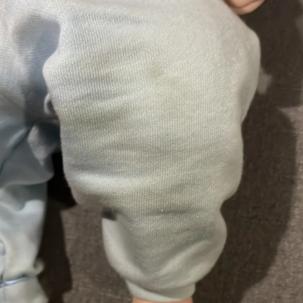 Adora Name Your Own Baby Doll Boy with Blue romper and Bib Blond hair